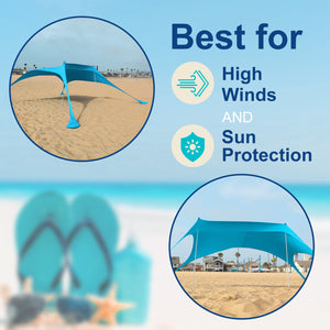 Pop Up Beach Tent - Large, 20ft Diameter | Gorilla Gadgets