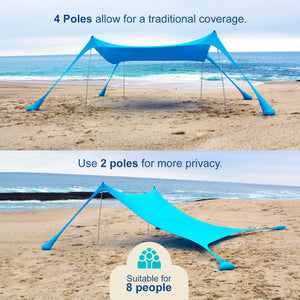 Pop Up Beach Tent - Large, 20ft Diameter | Gorilla Gadgets