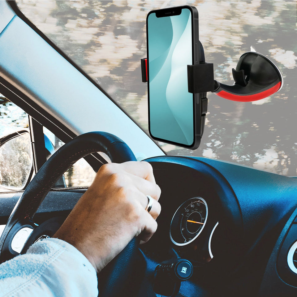 Universal Car Phone Mount - Windshield Dashboard